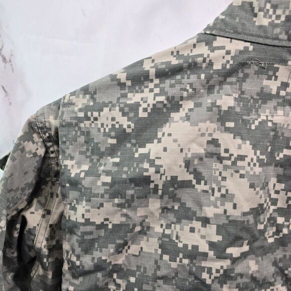 Desert Camo Jacket XS Short Digital Top Shirt Air Force Army Military Fatigue - Picture 6 of 12